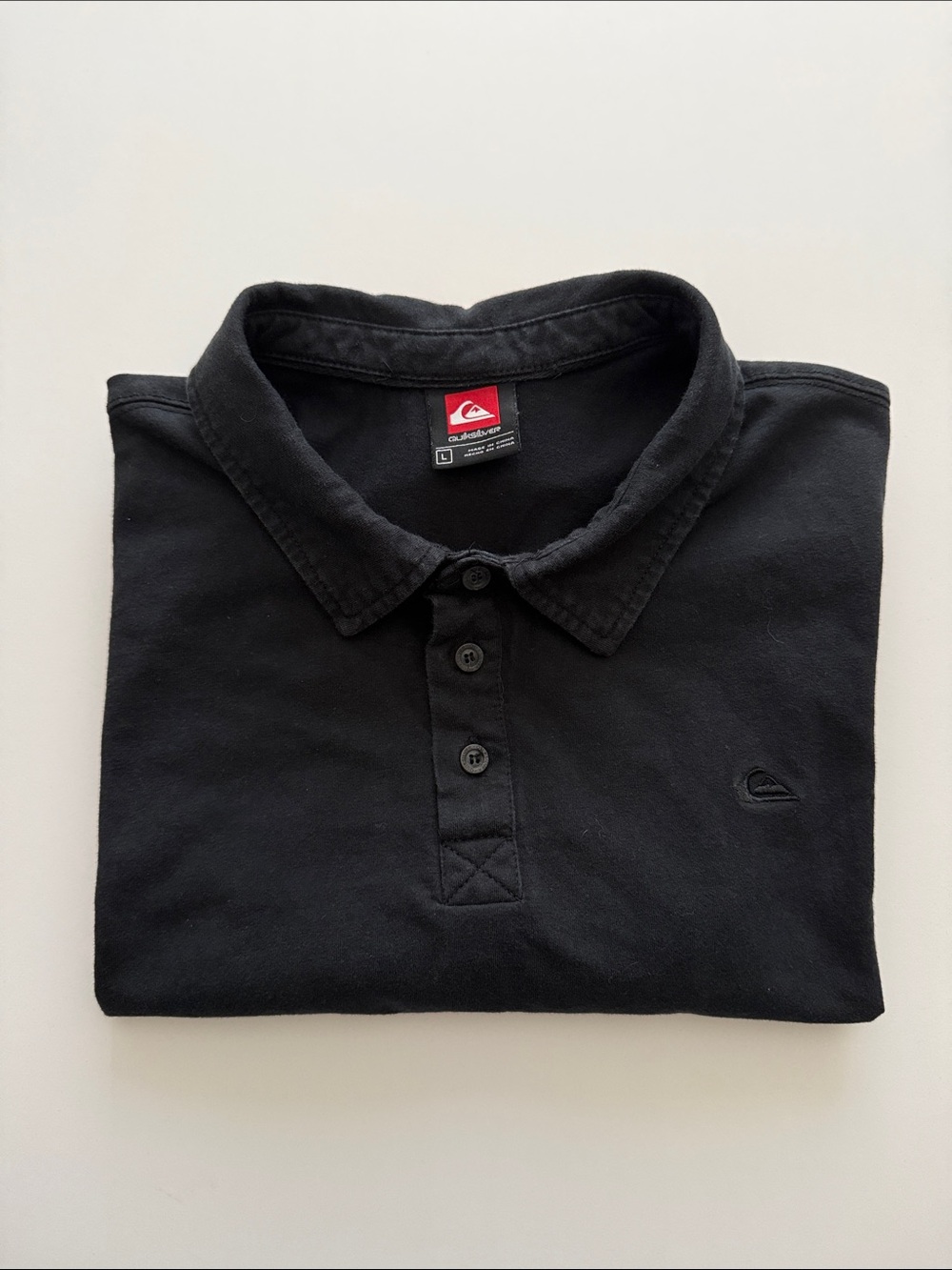 Quiksilver Men's Black Short-Sleeve Polo